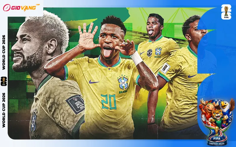 Nhận định đội tuyển Brazil tại World Cup 2026 với hàng công mạnh mẽ