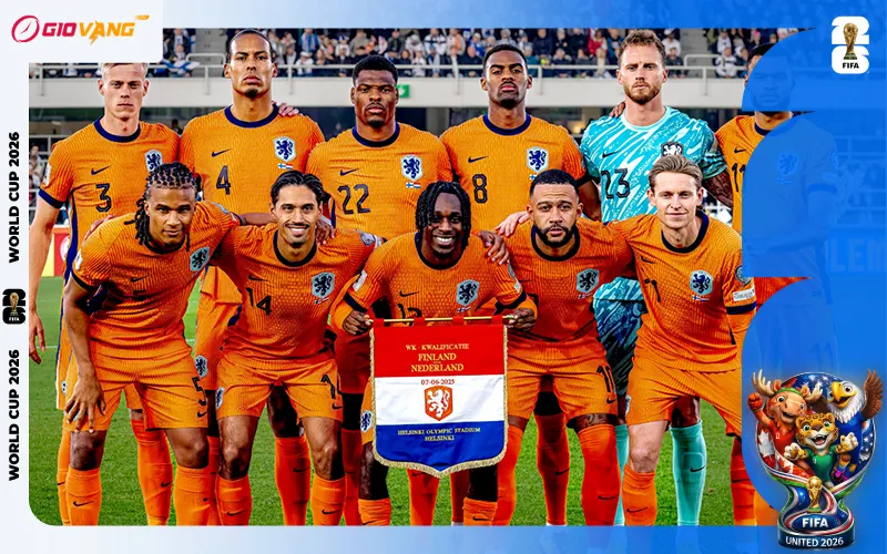 Nhận định đội tuyển Hà Lan tại World Cup 2026 rất mạnh mẽ