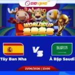 Soi kèo Tây Ban Nha vs Ả Rập 23h00 ngày 21/6/2026 – World Cup 2026