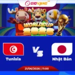 Soi kèo Tunisia vs Nhật Bản 11h00 ngày 21/6/2026 – World Cup 2026