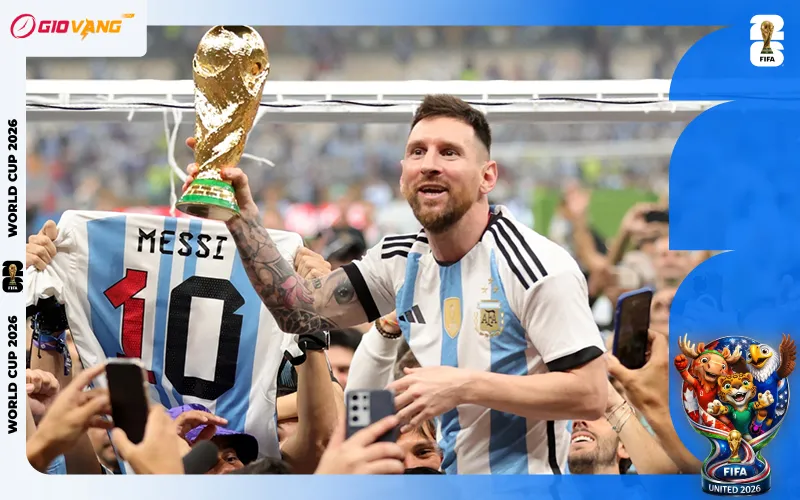 Danh hiệu World Cup đã hoàn tất bộ sưu tập danh hiệu của Messi ở Argentina